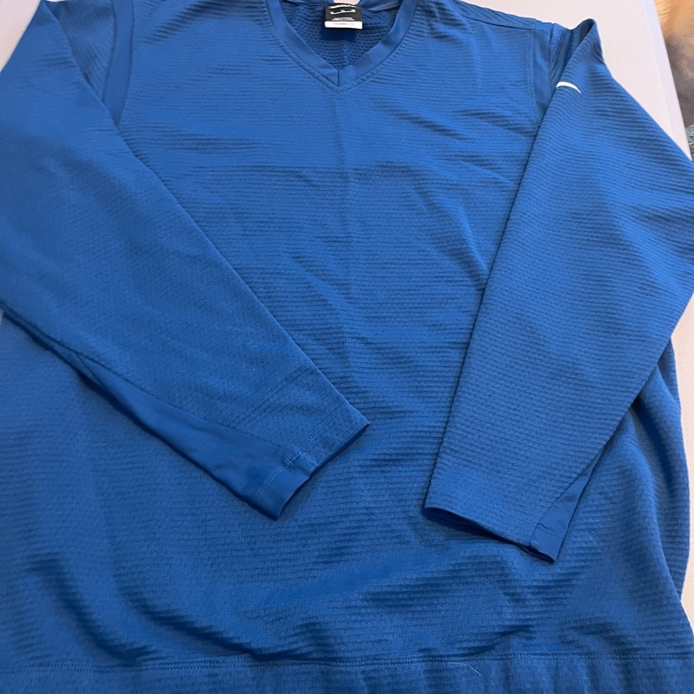Men’s Nike Golf Therma-Fit V-Neck Elastic Bottom Stretch L/S Sweater XL